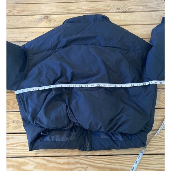 Petal + Pup Full Zip Puffer Coat Size Large Women’s Black - Picture 7 of 8